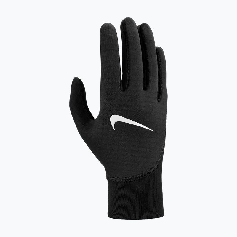 Guanti da corsa Nike Therma-Fit Pacer Sphere Midweight RG da uomo, nero/nero/argento 8