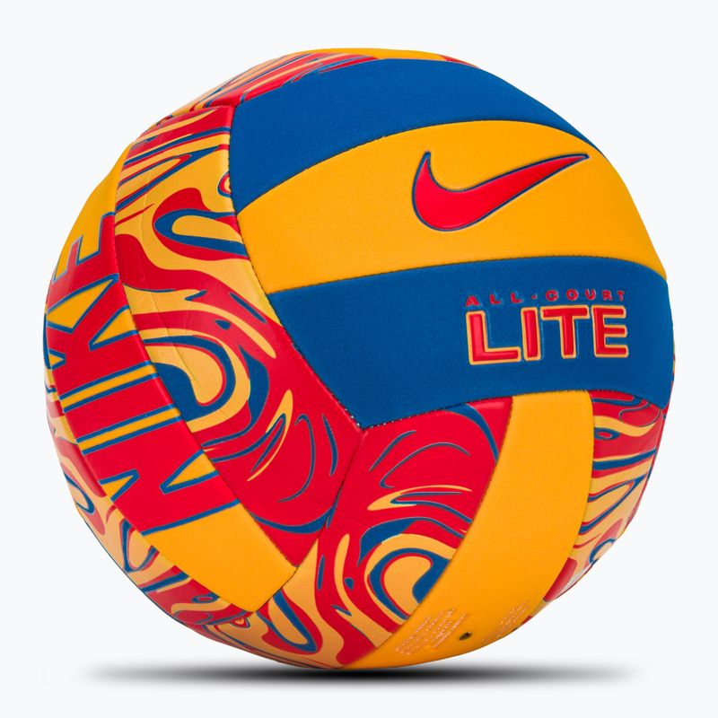Pallone da volley Nike All Court Lite Volleyball laser orange/hyper royal/bright crimson misura 5 2
