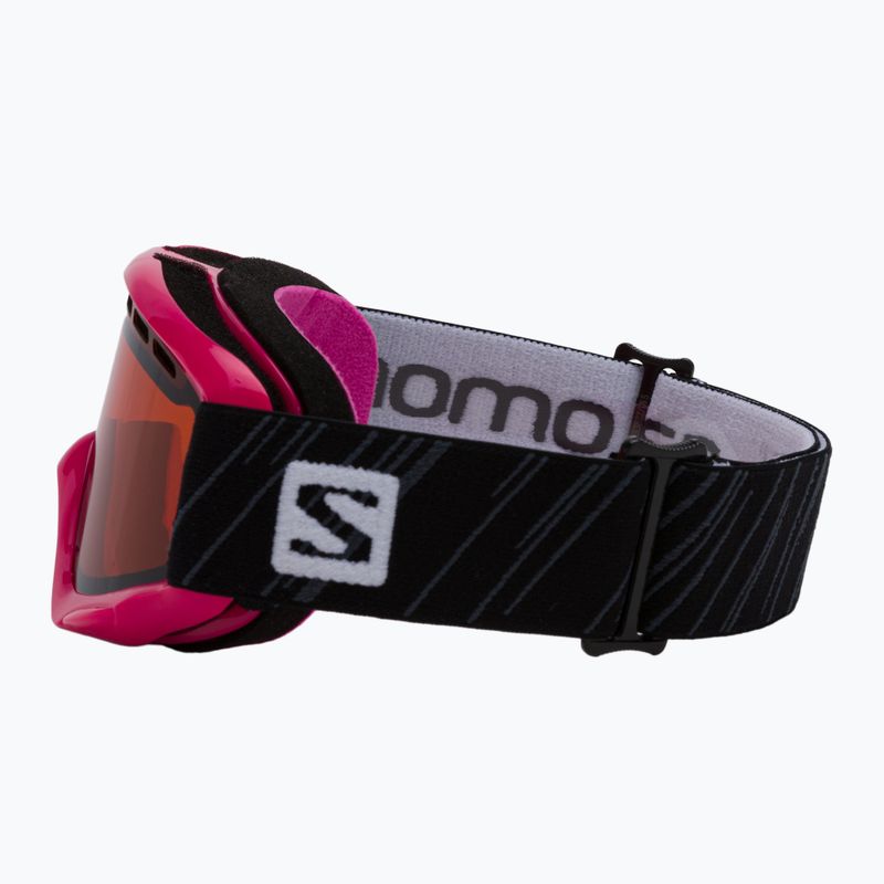 Salomon Juke Access rosa/arancio tonico, occhiali da sci per bambini 4