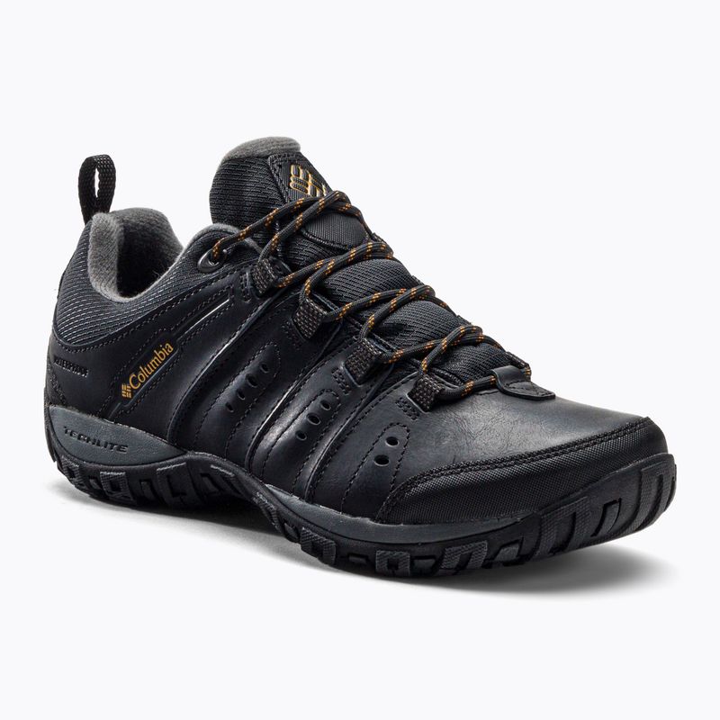 Columbia Woodburn II Waterproof stivali da trekking da uomo nero/caramello