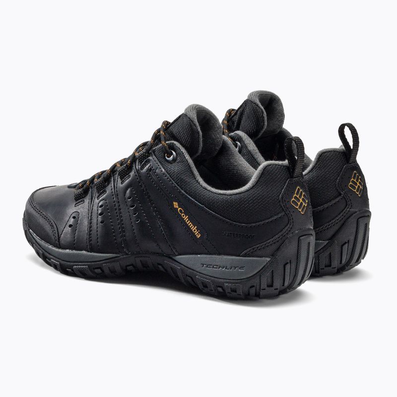 Columbia Woodburn II Waterproof stivali da trekking da uomo nero/caramello 3