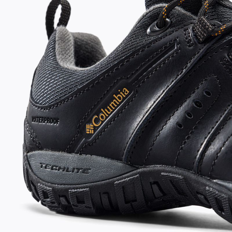 Columbia Woodburn II Waterproof stivali da trekking da uomo nero/caramello 9