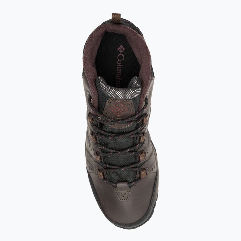 Columbia Woodburn II Chukka WP Omni-Heat, stivali da trekking da uomo cordovan/rosso granato 6
