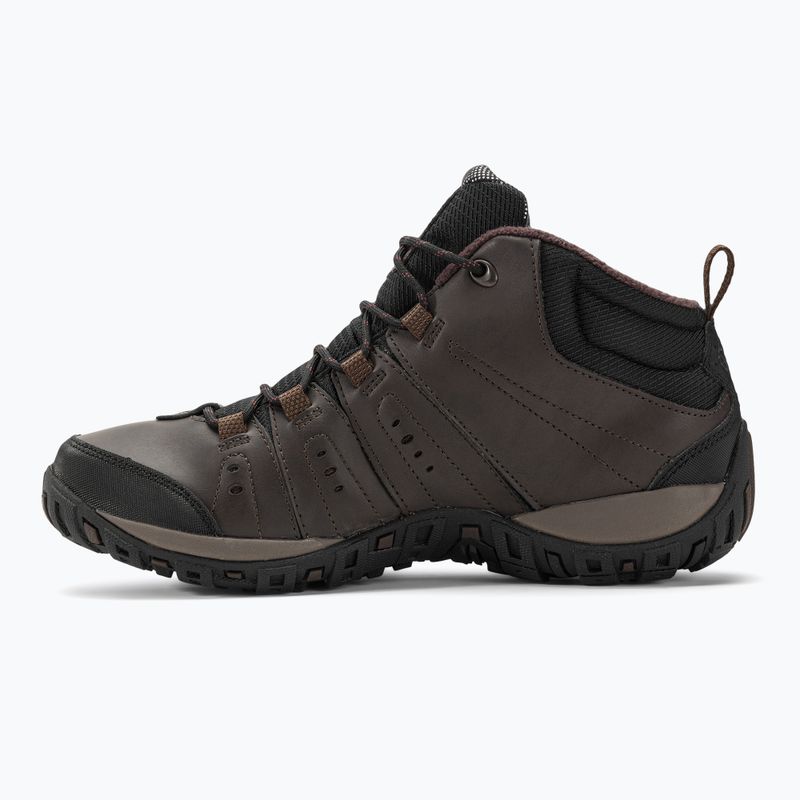 Columbia Woodburn II Chukka WP Omni-Heat, stivali da trekking da uomo cordovan/rosso granato 10