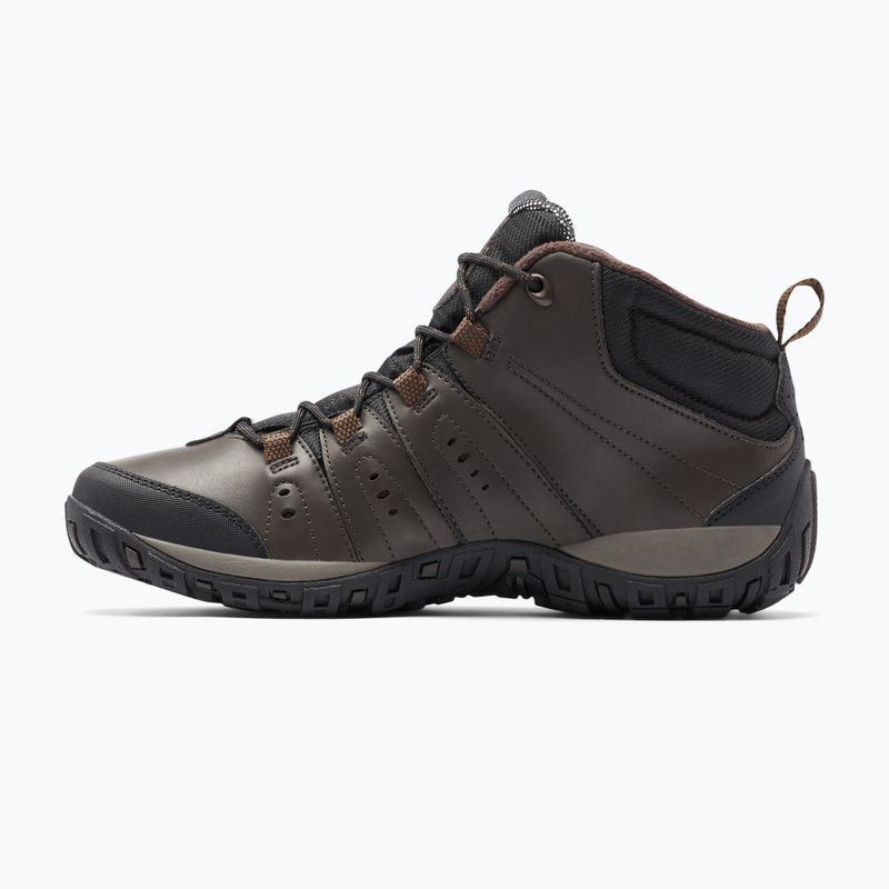 Columbia Woodburn II Chukka WP Omni-Heat, stivali da trekking da uomo cordovan/rosso granato 13