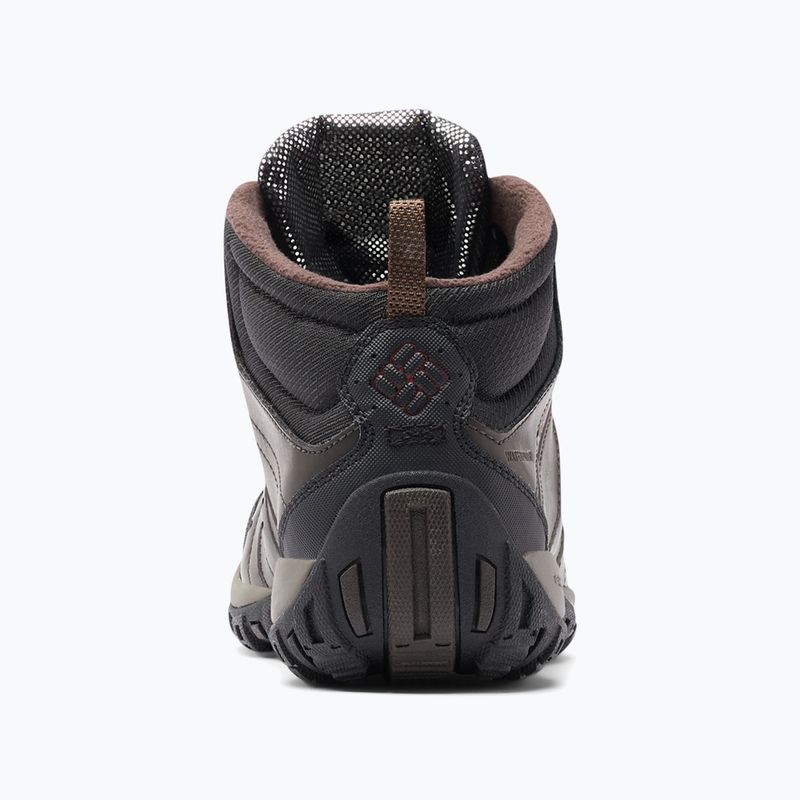 Columbia Woodburn II Chukka WP Omni-Heat, stivali da trekking da uomo cordovan/rosso granato 15