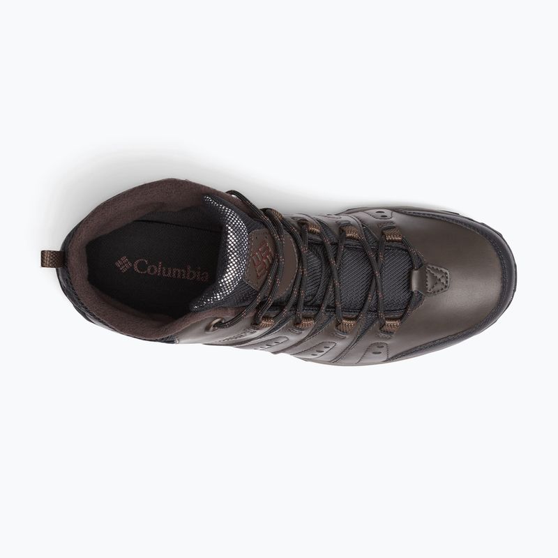 Columbia Woodburn II Chukka WP Omni-Heat, stivali da trekking da uomo cordovan/rosso granato 16