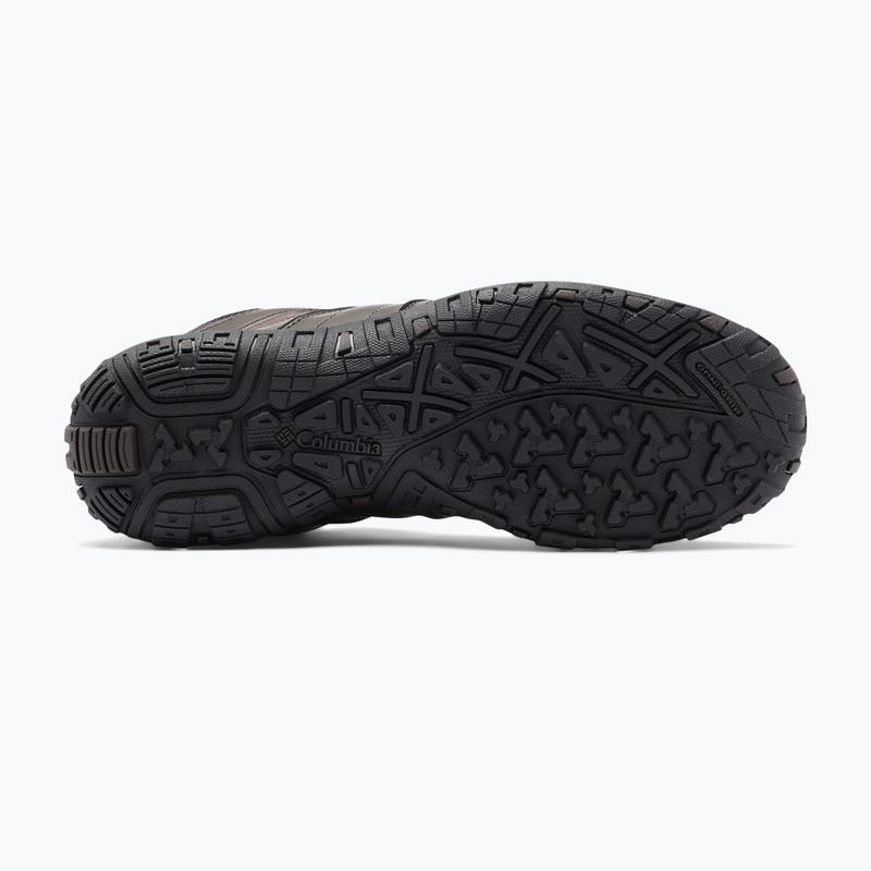 Columbia Woodburn II Chukka WP Omni-Heat, stivali da trekking da uomo cordovan/rosso granato 17