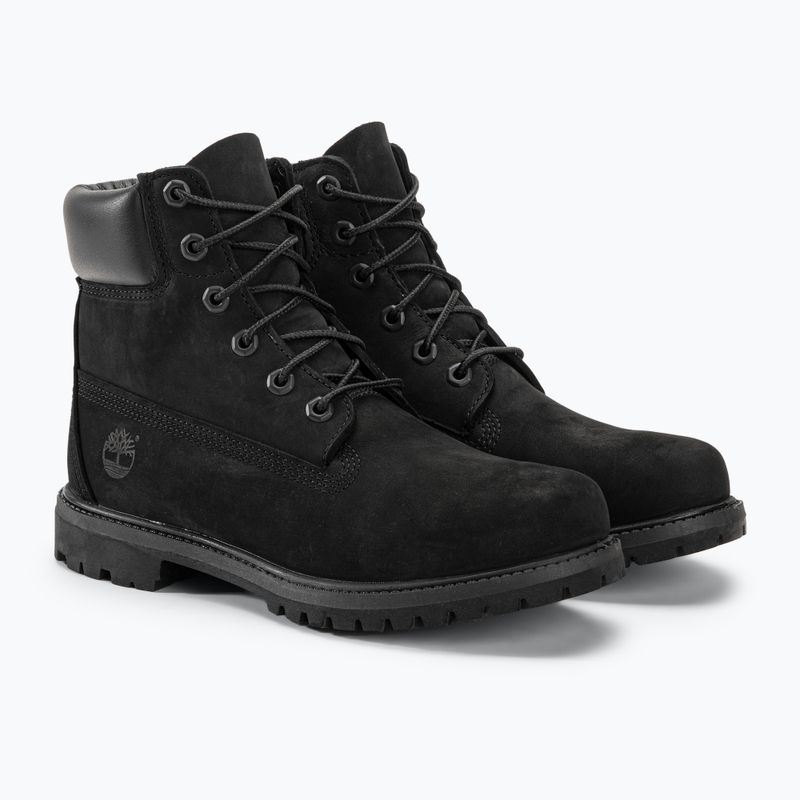 Stivali da trekking da donna Timberland 6In Premium Boot W nubuck nero 4