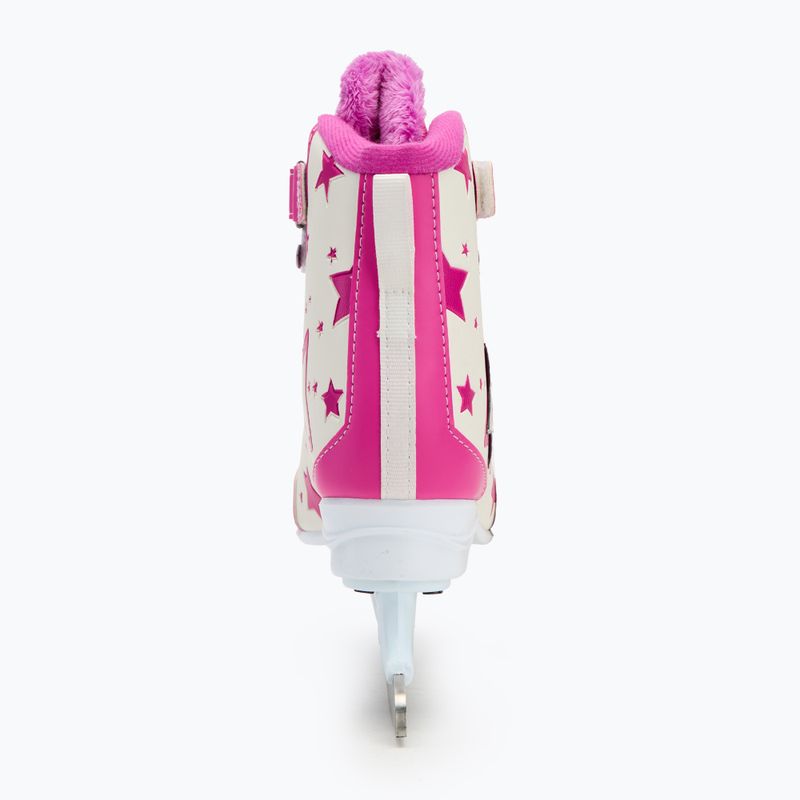 Pattini da bambino CCM Glitter Girl bianco/rosa 4