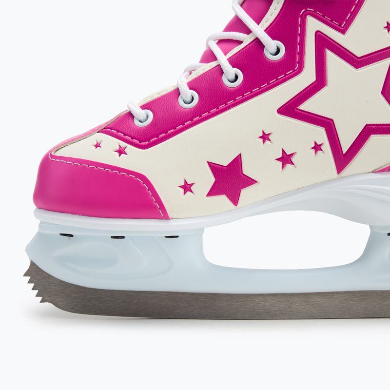 Pattini da bambino CCM Glitter Girl bianco/rosa 6