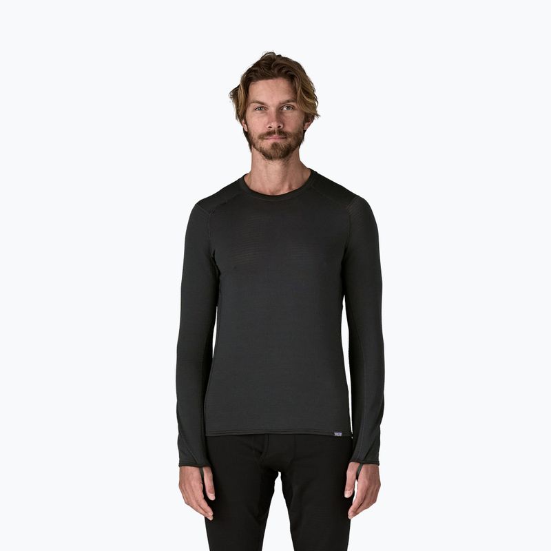 Maglia termica da uomo Patagonia Cap Thermal Weight Crew nera 2