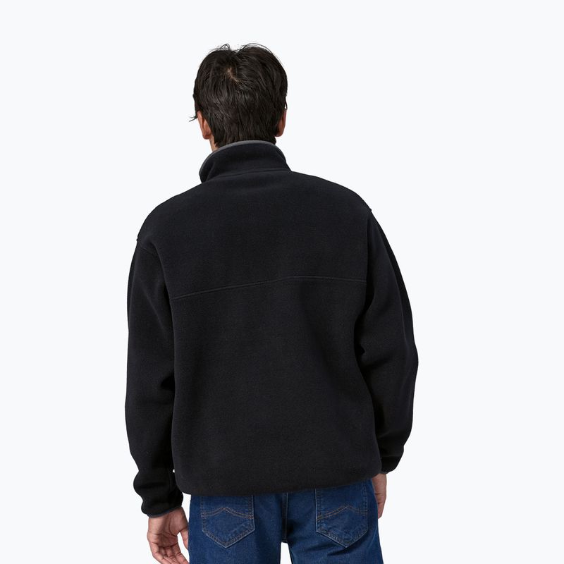 Patagonia felpa in pile da uomo Synch Snap-T P/O nero/grigio forge 2