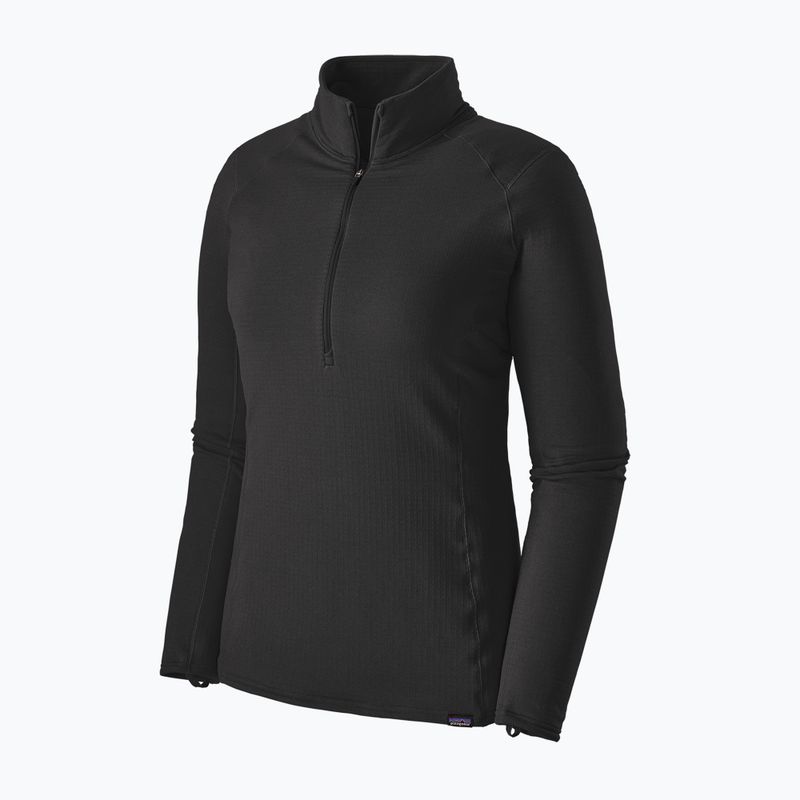 Felpa donna Patagonia Cap Thermal Weight Zip Neck nero 4