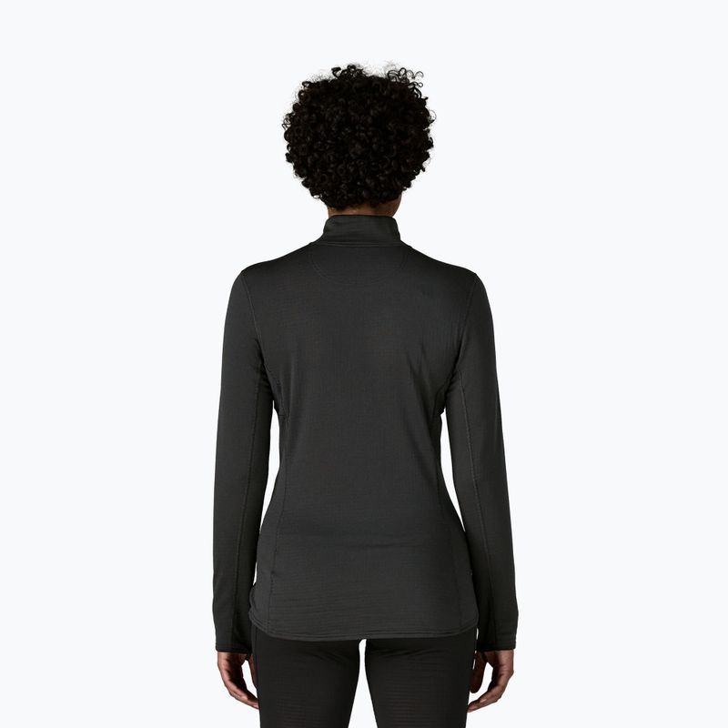 Felpa donna Patagonia Cap Thermal Weight Zip Neck nero 5