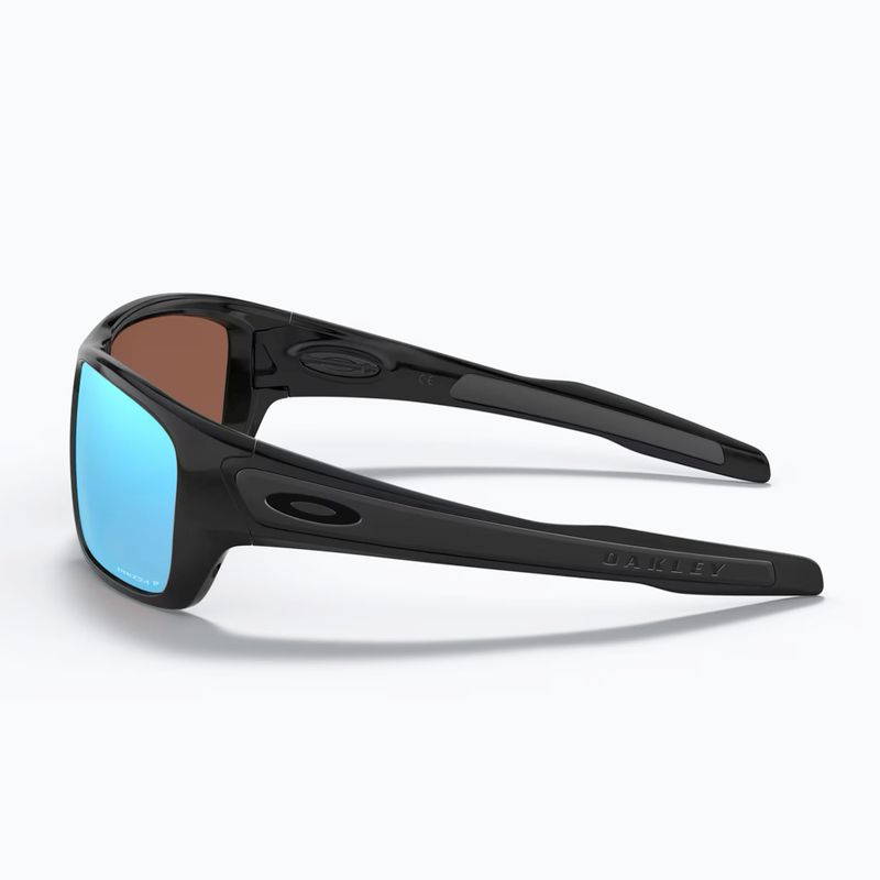 Occhiali da sole Oakley Turbine nero lucido/prizm deep water polar 3