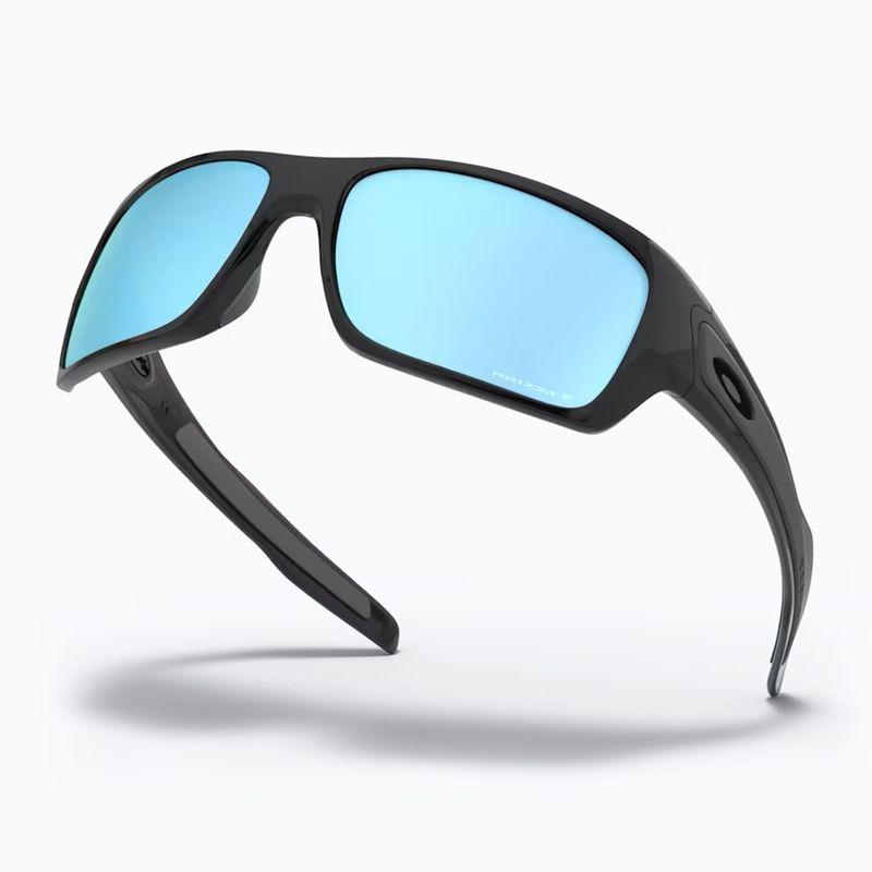 Occhiali da sole Oakley Turbine nero lucido/prizm deep water polar 4