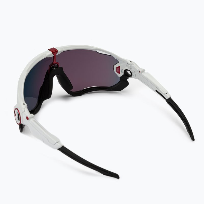 Occhiali da sole Oakley Jawbreaker bianco lucido/prizm road 2