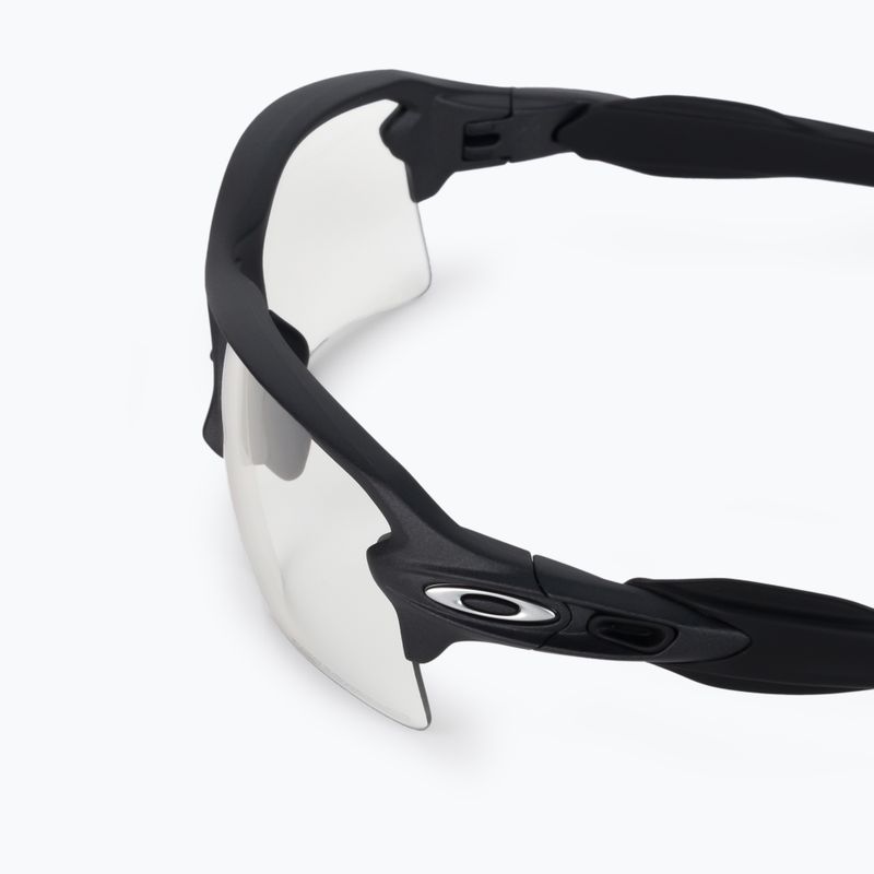 Occhiali da sole Oakley Flak 2.0 XL acciaio/nero fotocromatici 4