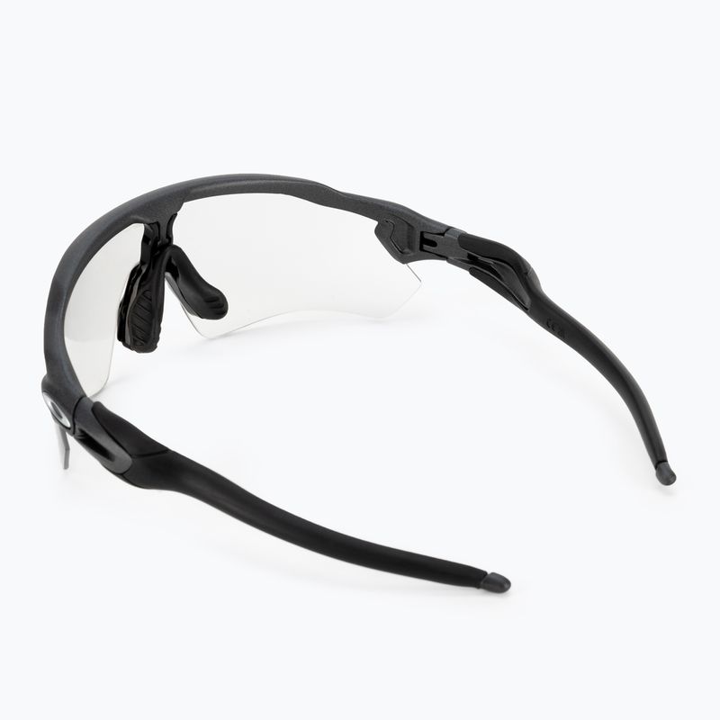 Occhiali da sole Oakley Radar EV Path in acciaio/chiaro e nero iridium fotocromatico 2