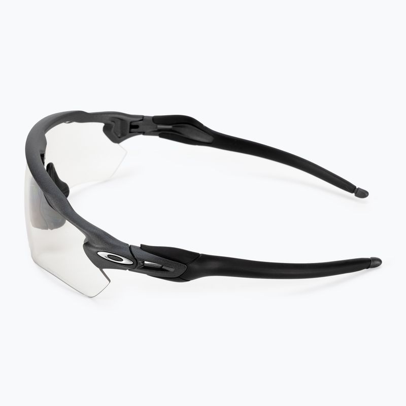 Occhiali da sole Oakley Radar EV Path in acciaio/chiaro e nero iridium fotocromatico 4
