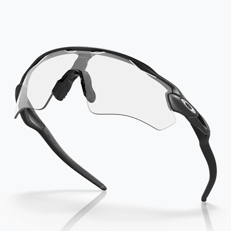 Occhiali da sole Oakley Radar EV Path in acciaio/chiaro e nero iridium fotocromatico 6