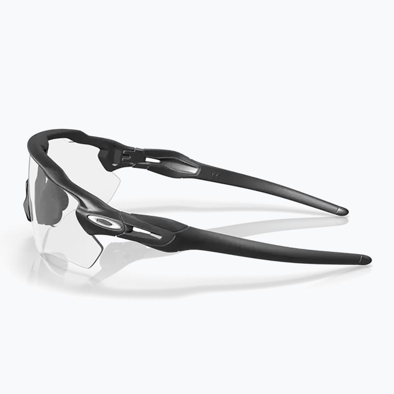 Occhiali da sole Oakley Radar EV Path in acciaio/chiaro e nero iridium fotocromatico 8