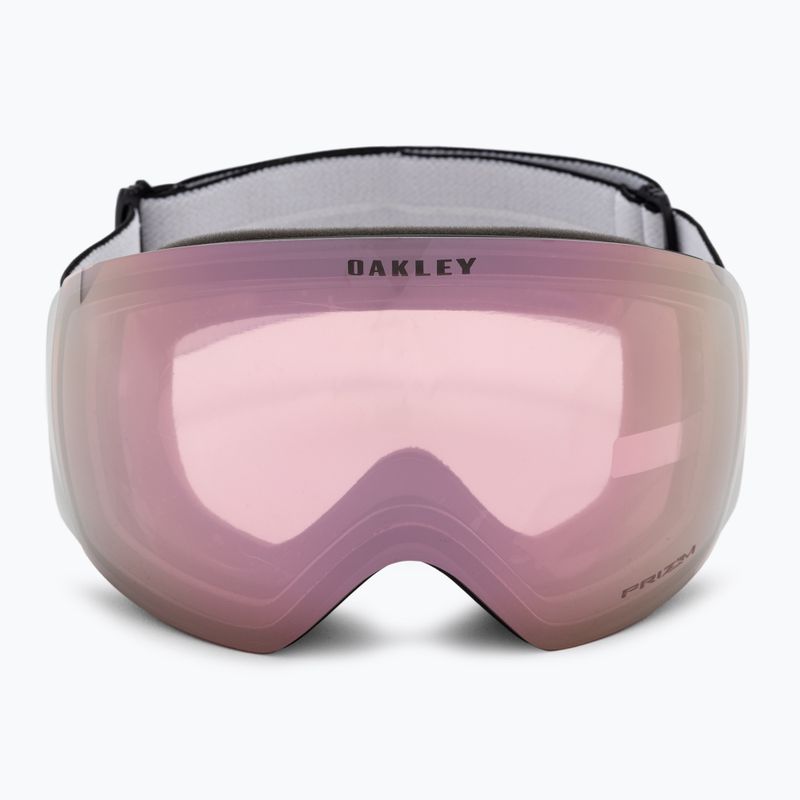 Oakley Flight Deck L nero opaco/prizm snow hi pink iridium occhiali da sci 2