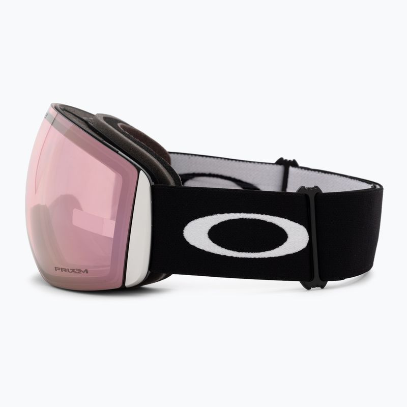 Oakley Flight Deck L nero opaco/prizm snow hi pink iridium occhiali da sci 4