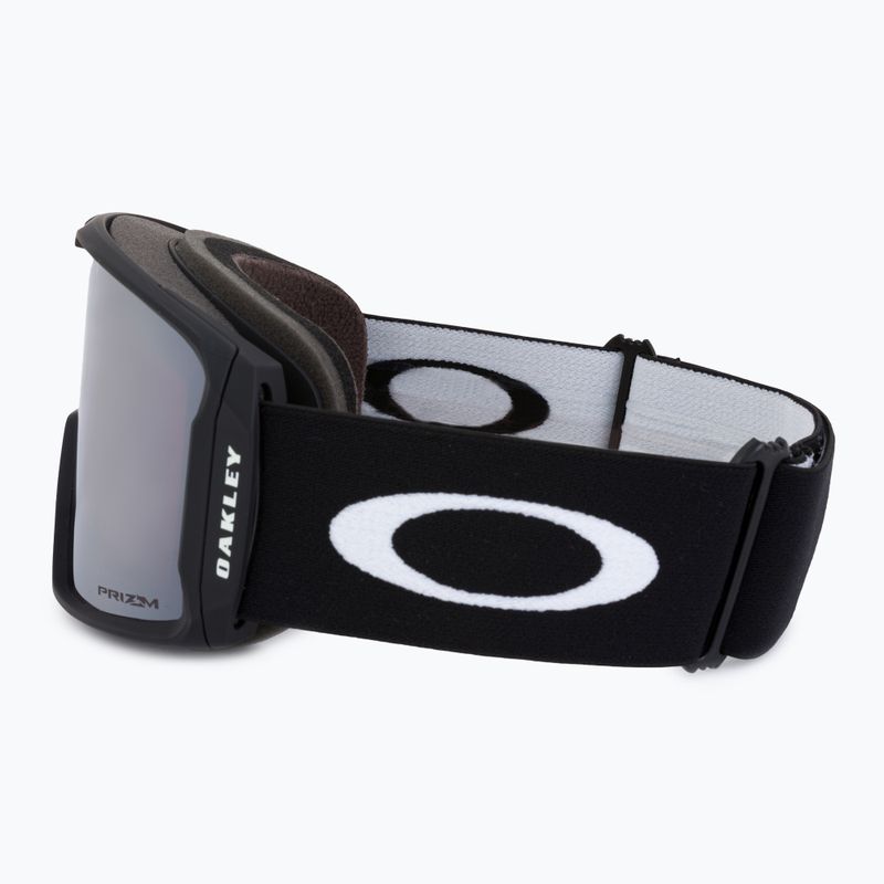 Oakley Line Miner L nero opaco/prizm snow black iridium occhiali da sci 4