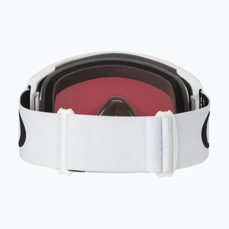 Oakley Line Miner L bianco opaco/prizm snow jade iridium occhiali da sci 7