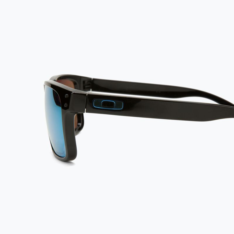 Occhiali da sole Oakley Holbrook nero lucido/prizm deep water polarizzati 4