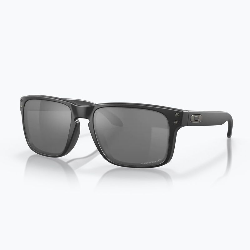 Occhiali da sole polarizzati Oakley Holbrook nero opaco/nero Prizm 2