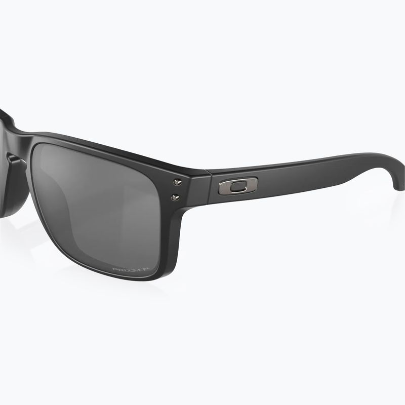 Occhiali da sole polarizzati Oakley Holbrook nero opaco/nero Prizm 7