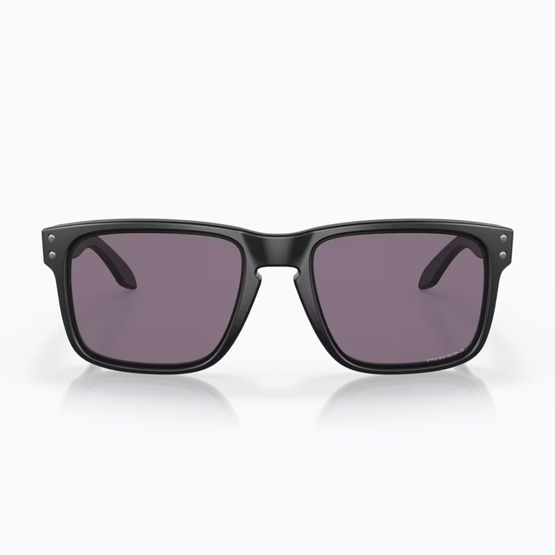 Occhiali da sole Oakley Holbrook nero opaco/grigio prismatico 2