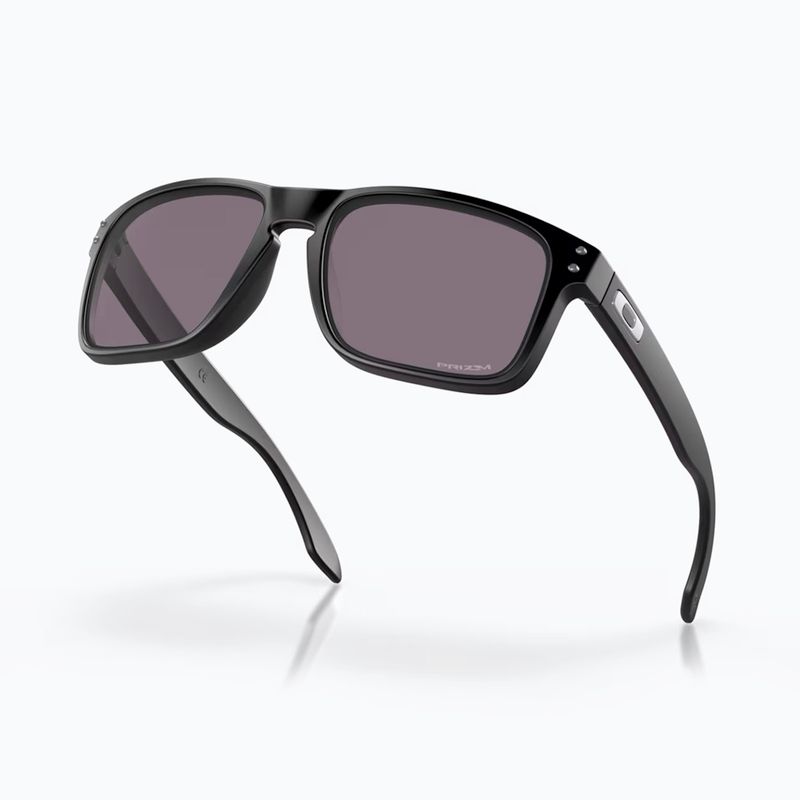 Occhiali da sole Oakley Holbrook nero opaco/grigio prismatico 4