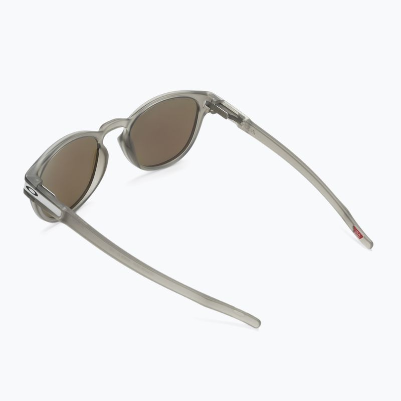 Occhiali da sole polarizzati Oakley Latch matte grey ink/prizm sapphire 2