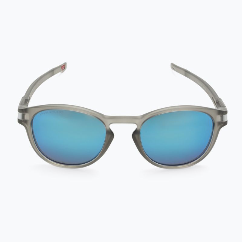 Occhiali da sole polarizzati Oakley Latch matte grey ink/prizm sapphire 3