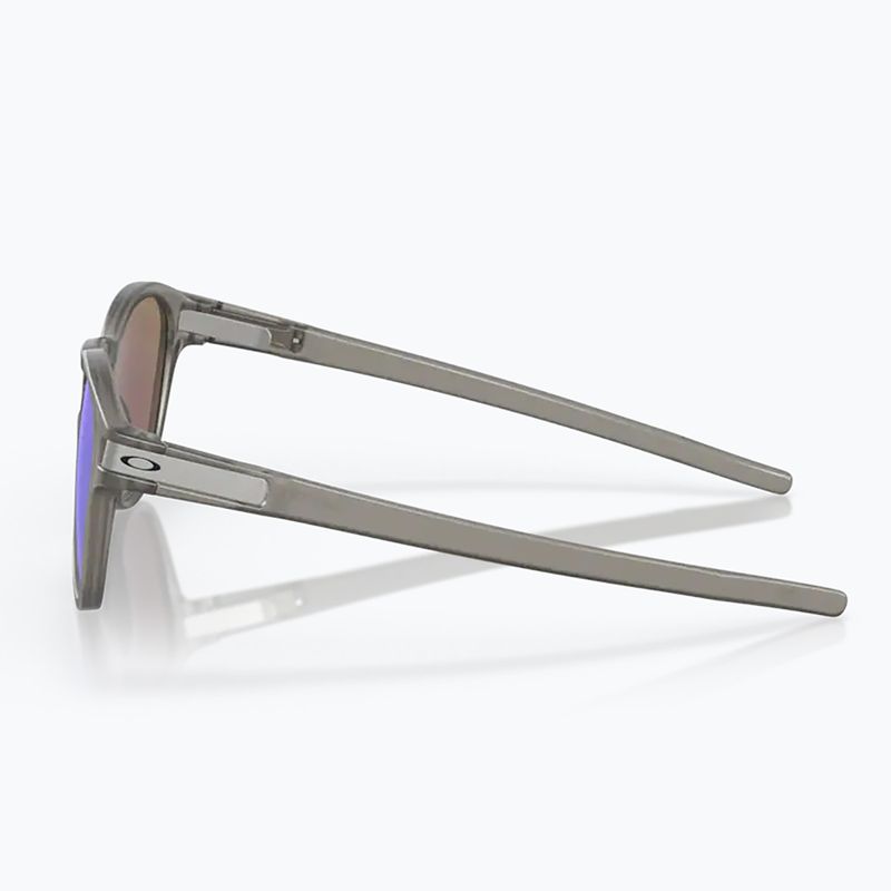Occhiali da sole polarizzati Oakley Latch matte grey ink/prizm sapphire 8