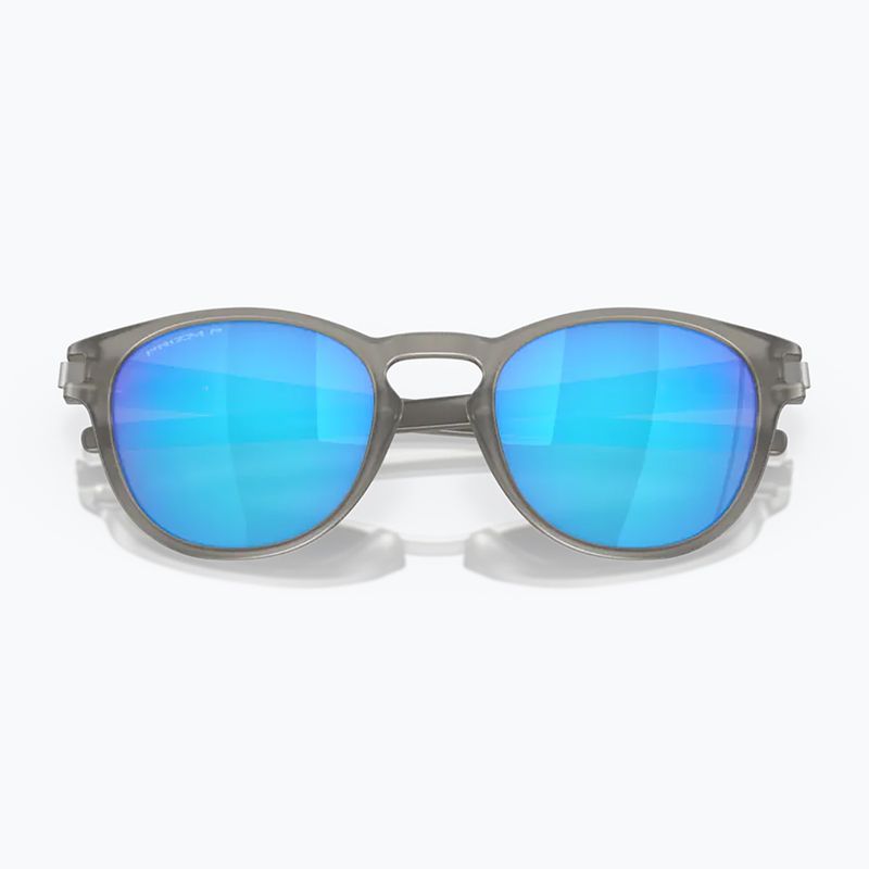 Occhiali da sole polarizzati Oakley Latch matte grey ink/prizm sapphire 10