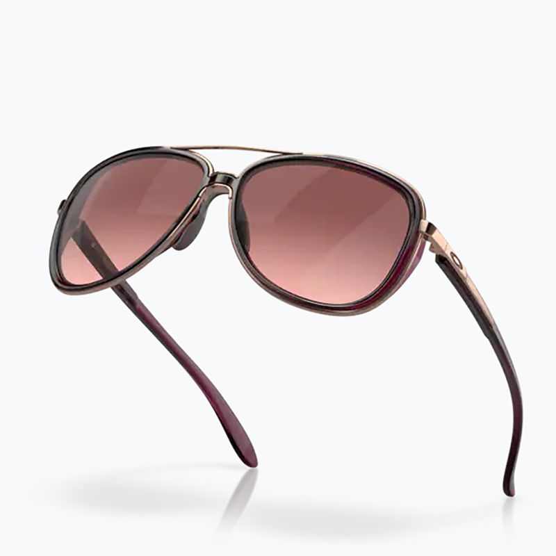 Occhiali da sole Oakley Split Time in cristallo lampone/nero sfumato da donna 9