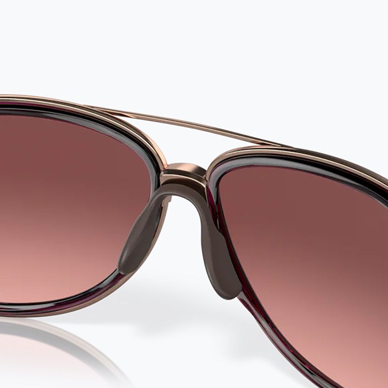 Occhiali da sole Oakley Split Time in cristallo lampone/nero sfumato da donna 12