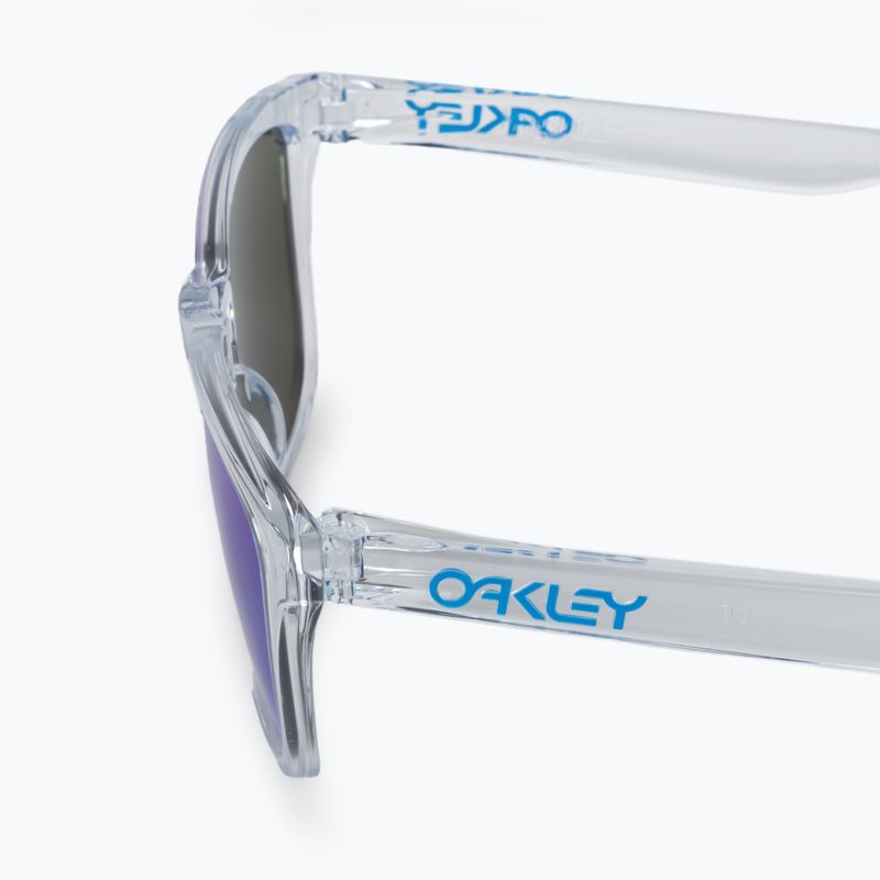 Occhiali da sole Oakley Frogskins crystal clear/prizm sapphire 4