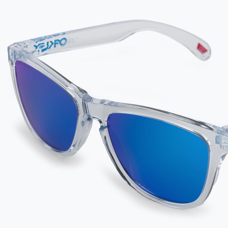 Occhiali da sole Oakley Frogskins crystal clear/prizm sapphire 5