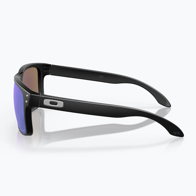 Occhiali da sole Oakley Holbrook nero opaco/zaffiro polarizzato 8