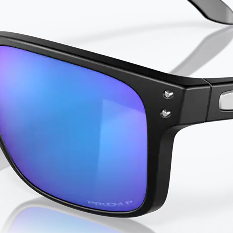 Occhiali da sole Oakley Holbrook nero opaco/zaffiro polarizzato 11