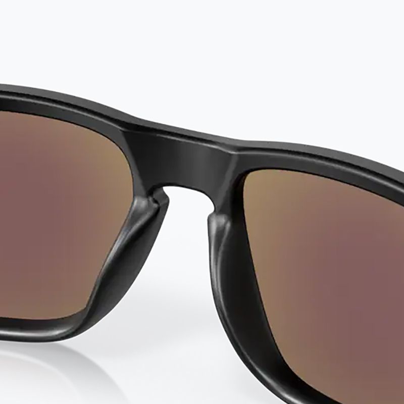 Occhiali da sole Oakley Holbrook nero opaco/zaffiro polarizzato 12