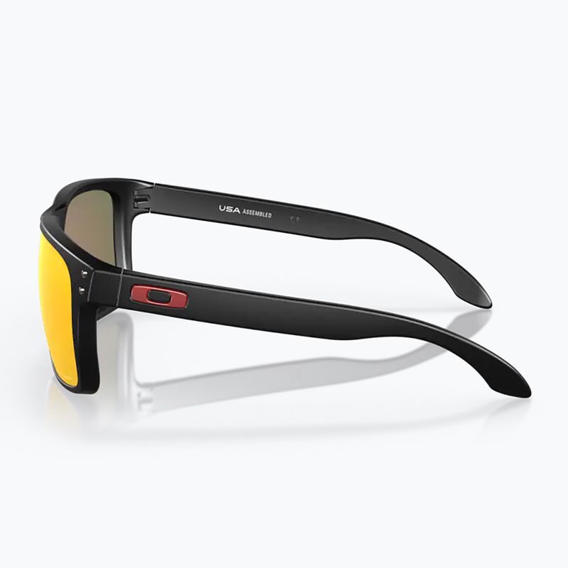 Occhiali da sole Oakley Holbrook XL nero opaco/prizm rubino 8