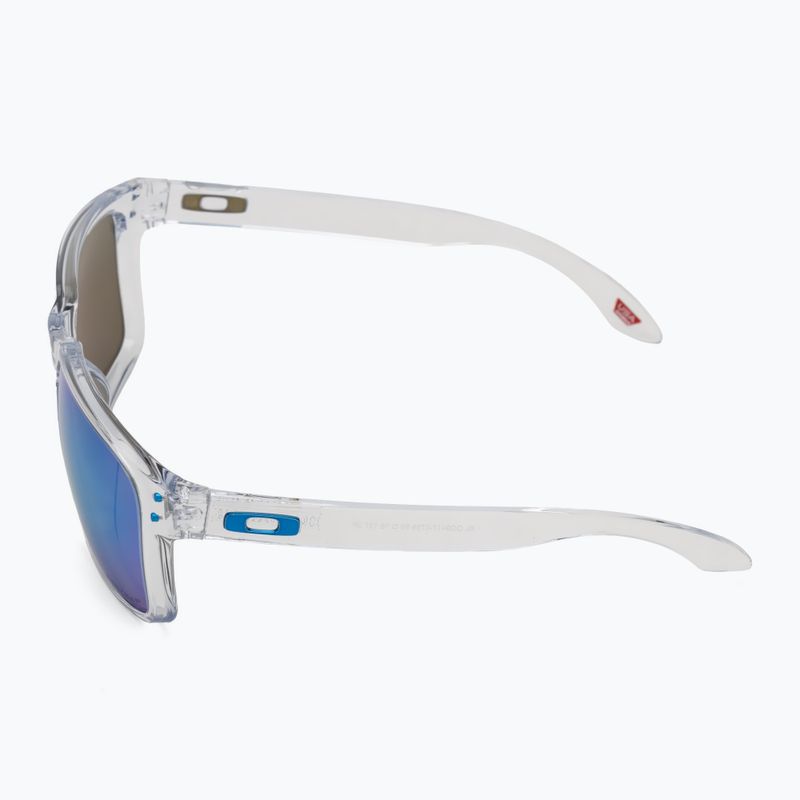 Occhiali da sole Oakley Holbrook XL lucidati trasparenti/prizm sapphr irid polar 4
