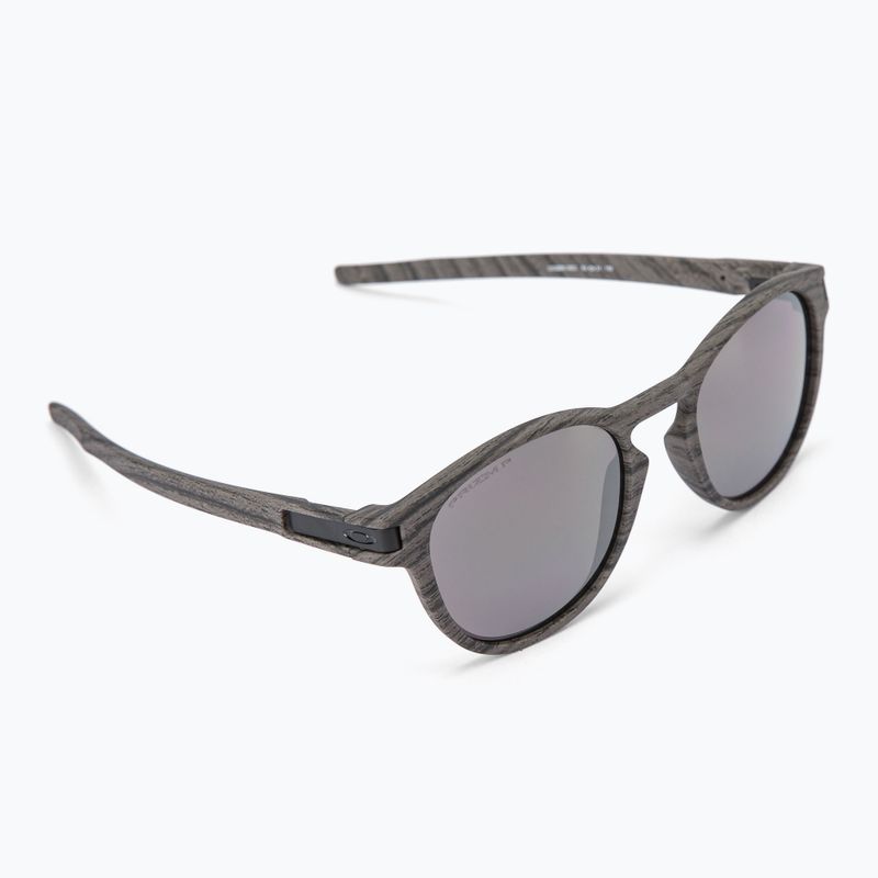 Occhiali da sole polarizzati Oakley Latch woodgrain/prizm black